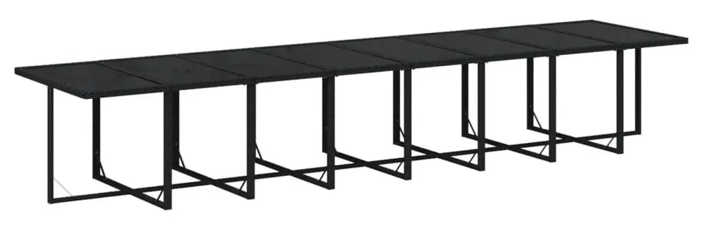 Set mobilier de gradina VidaXL 3095669 (Black)