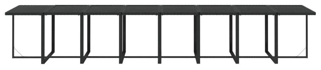 Set mobilier de gradina VidaXL 3095669 (Black)