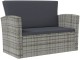 Set mobilier de gradina VidaXL 3095945 (Grey/Dark Grey)