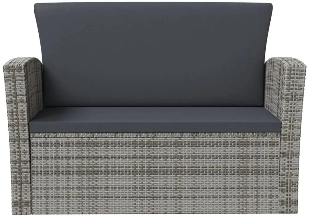 Set mobilier de gradina VidaXL 3095945 (Grey/Dark Grey)