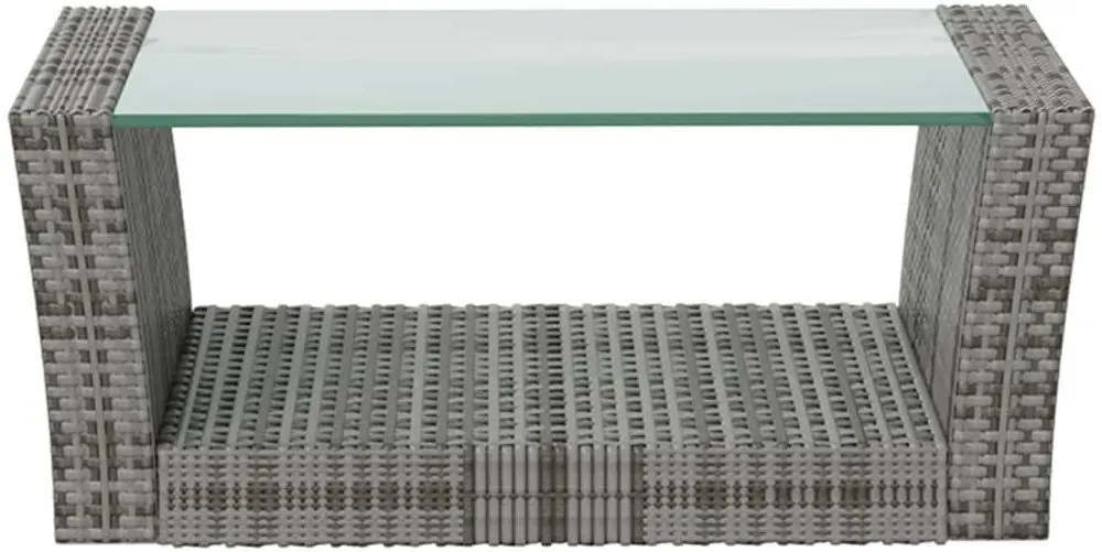 Set mobilier de gradina VidaXL 3095945 (Grey/Dark Grey)