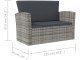 Set mobilier de gradina VidaXL 3095945 (Grey/Dark Grey)