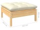 Set mobilier de gradina VidaXL 3096965 (Cream)