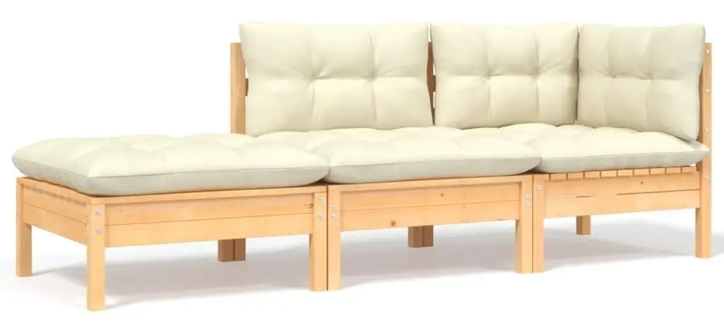 Set mobilier de gradina VidaXL 3097061 (Cream)