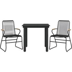 Set mobilier de grădină VidaXL 3099209 (Black) Thumb