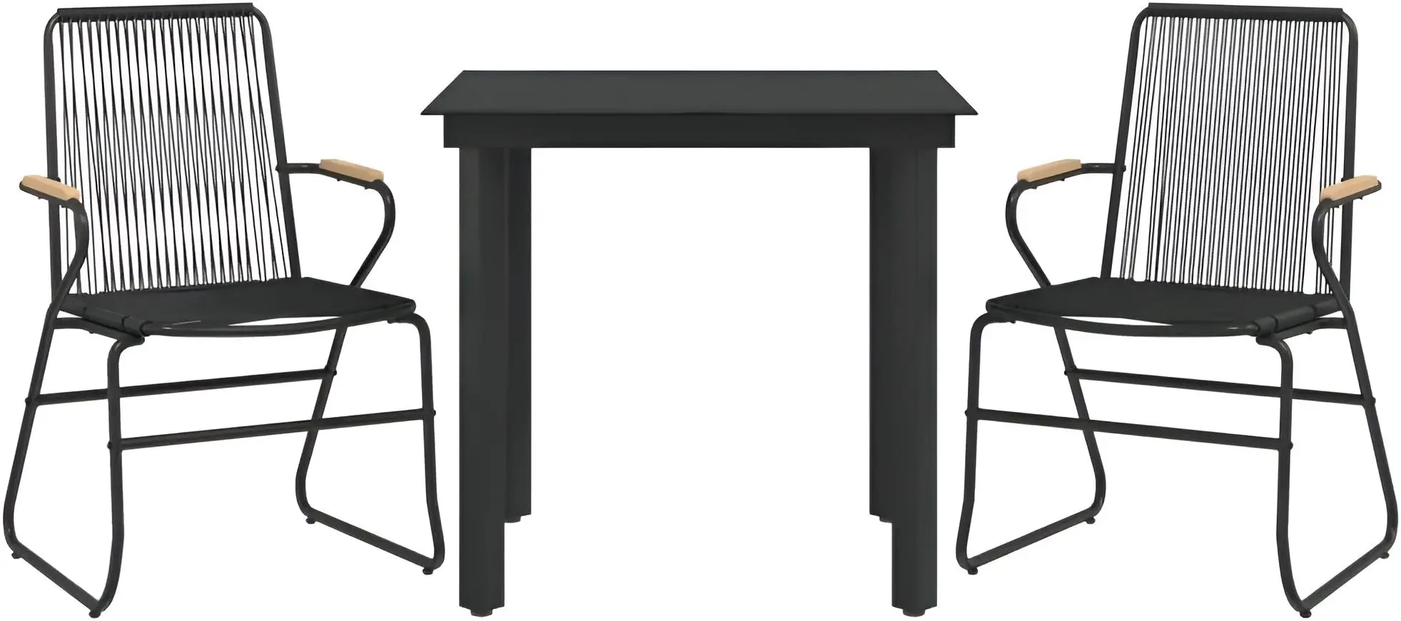 Set mobilier de grădină VidaXL 3099209 (Black)