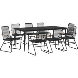 Set mobilier de grădină VidaXL 3099220 (Black) Thumb