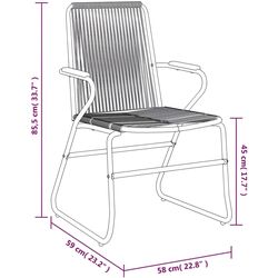 Set mobilier de grădină VidaXL 3099220 (Black) Thumb