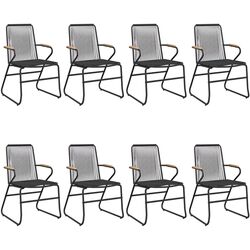 Set mobilier de grădină VidaXL 3099220 (Black) Thumb