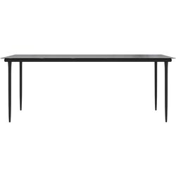 Set mobilier de grădină VidaXL 3099220 (Black) Thumb