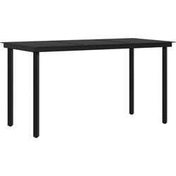 Set mobilier de gradina VidaXL 3099284 (Black) Thumb