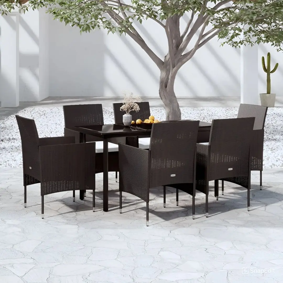 Set mobilier de gradina VidaXL 3099284 (Black)
