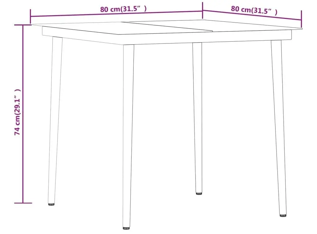 Set mobilier de gradina VidaXL 3099456 (Beige)