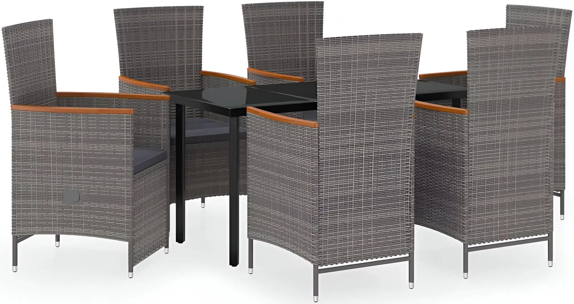 Комплект садовой мебели VidaXL 3099463 (Grey)