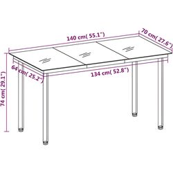 Комплект садовой мебели VidaXL 3099463 (Grey) Thumb