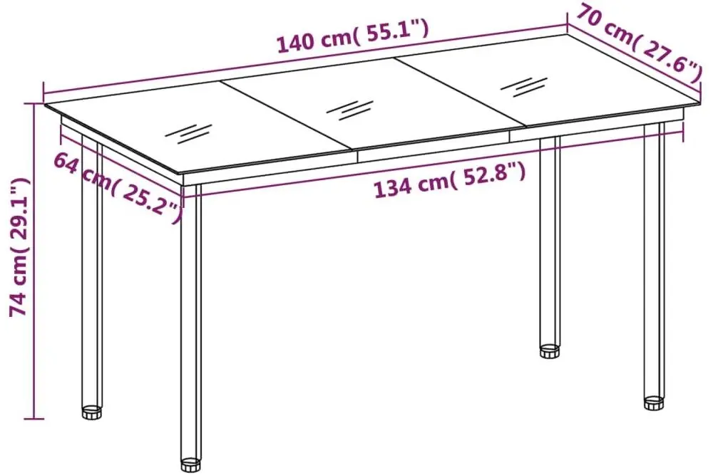 Set mobilier de grădină VidaXL 3099465 (Beige)