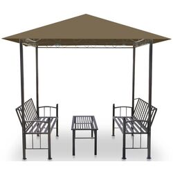 Беседка VidaXL 312222 (Taupe) Thumb