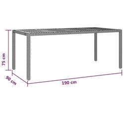 Set mobilier de gradina VidaXL 3157543 (Grey/Dark Grey) Thumb