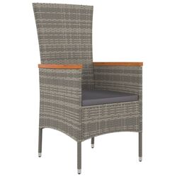 Set mobilier de gradina VidaXL 3157543 (Grey/Dark Grey) Thumb