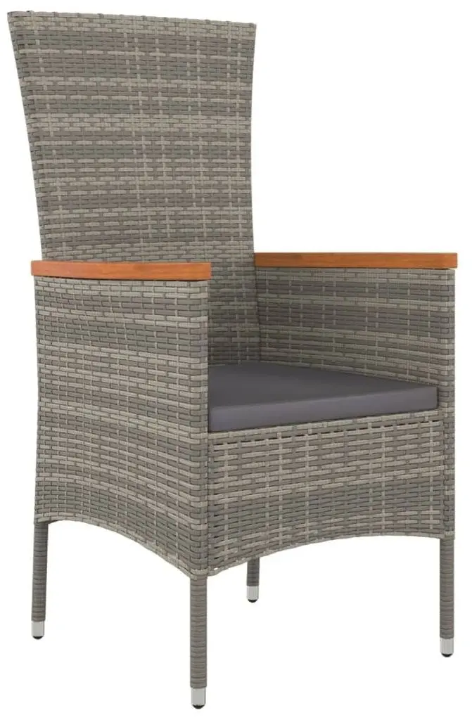 Set mobilier de gradina VidaXL 3157543 (Grey/Dark Grey)