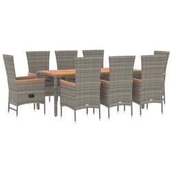 Set mobilier de gradina VidaXL 3157544 (Grey/Dark Grey) Thumb
