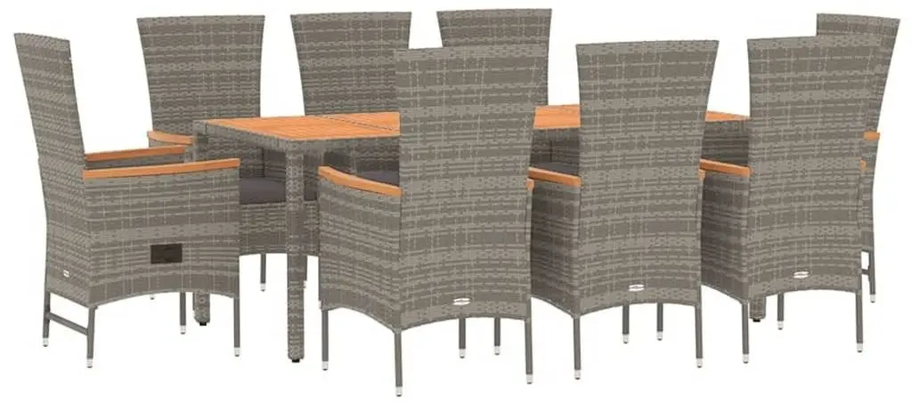 Set mobilier de gradina VidaXL 3157544 (Grey/Dark Grey)