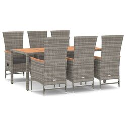 Set mobilier de gradina VidaXL 3157552 (Grey/Grey Dark) Thumb