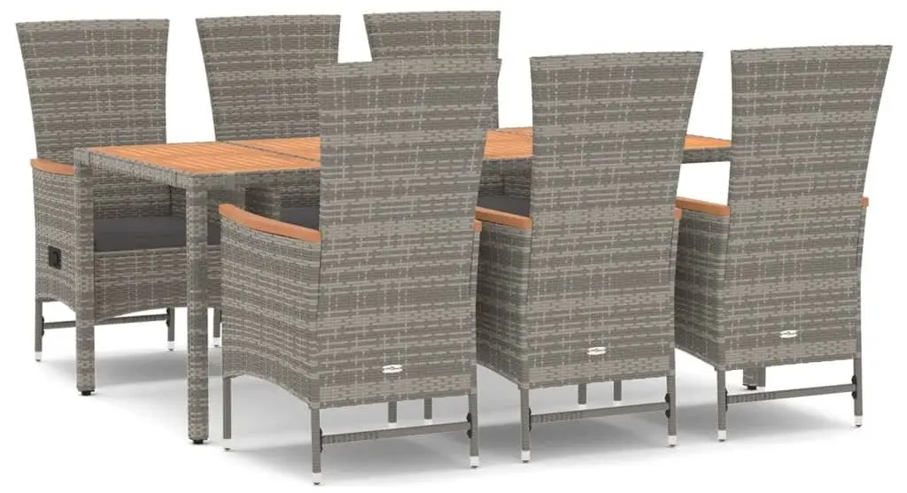 Set mobilier de gradina VidaXL 3157552 (Grey/Grey Dark)