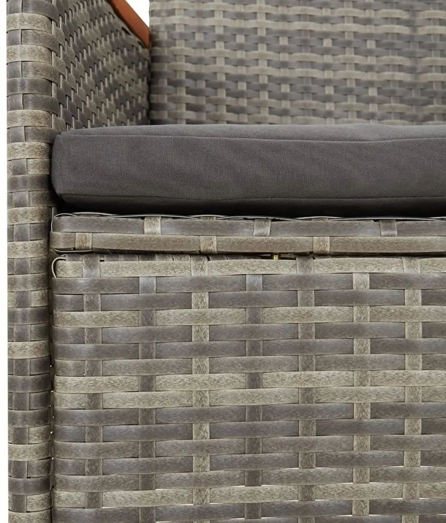 Set mobilier de gradina VidaXL 3157552 (Grey/Grey Dark)