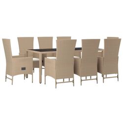 Set mobilier de gradina VidaXL 3157571 (Cream/Beige) Thumb
