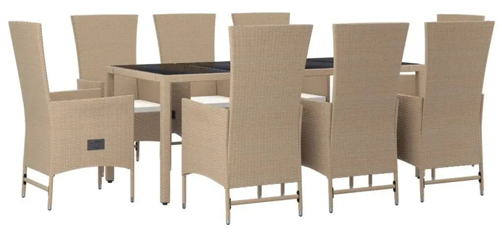 Set mobilier de gradina VidaXL 3157571 (Cream/Beige)