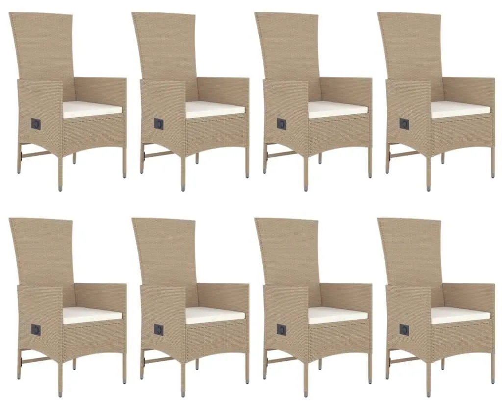 Set mobilier de gradina VidaXL 3157571 (Cream/Beige)