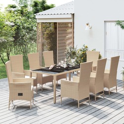 Set mobilier de gradina VidaXL 3157571 (Cream/Beige)