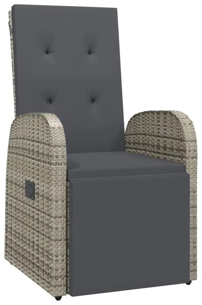Set mobilier de gradina VidaXL 3157596 (Grey/Dark Grey)