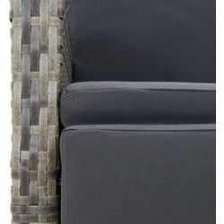 Set mobilier de gradina VidaXL 3157596 (Grey/Dark Grey) Thumb