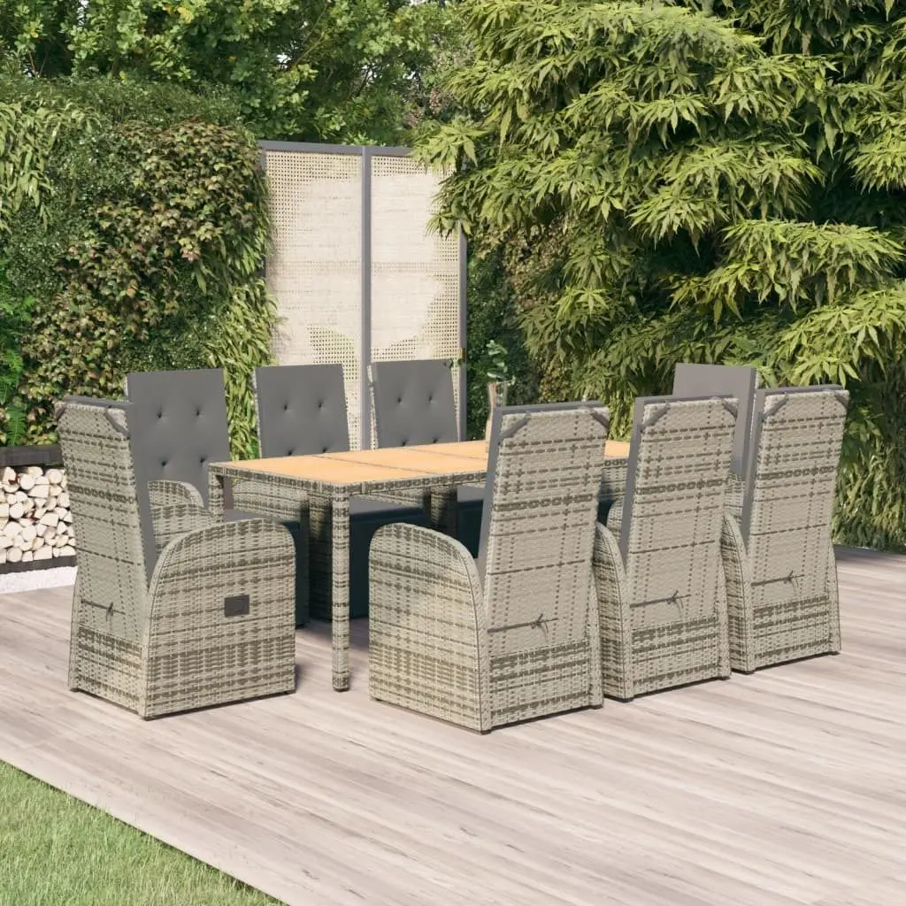 Set mobilier de gradina VidaXL 3157596 (Grey/Dark Grey)