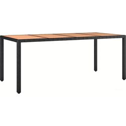 Set mobilier de gradina VidaXL 3157611 (Black/Natural) Thumb
