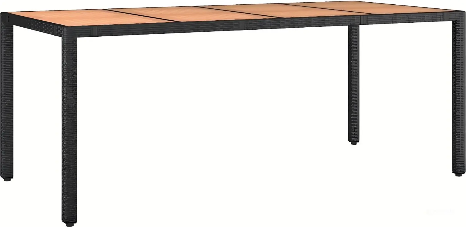 Set mobilier de gradina VidaXL 3157611 (Black/Natural)