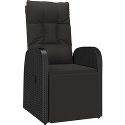 Set mobilier de gradina VidaXL 3157611 (Black/Natural) Thumb