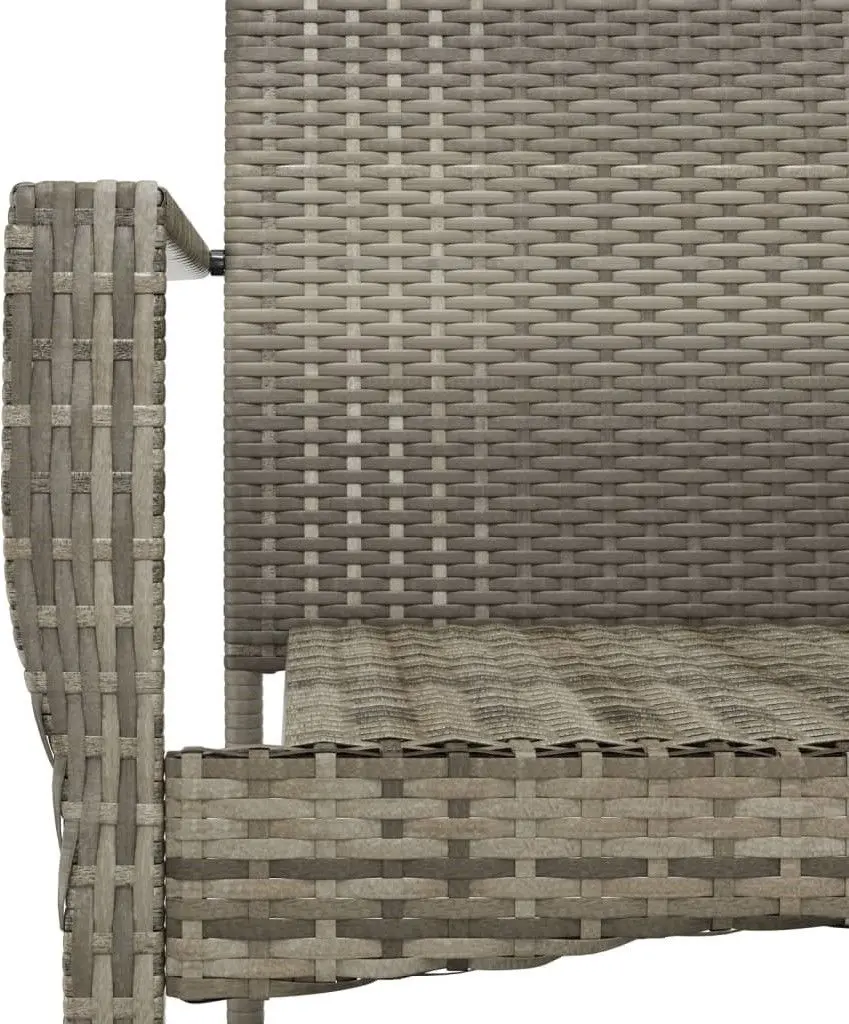 Set mobilier de gradina VidaXL 3185117 (Black/Grey)