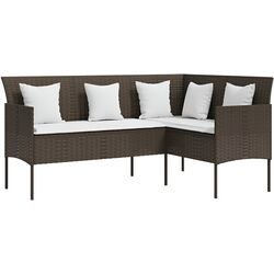 Set mobilier de grădină VidaXL 318577 (Brown/White) Thumb
