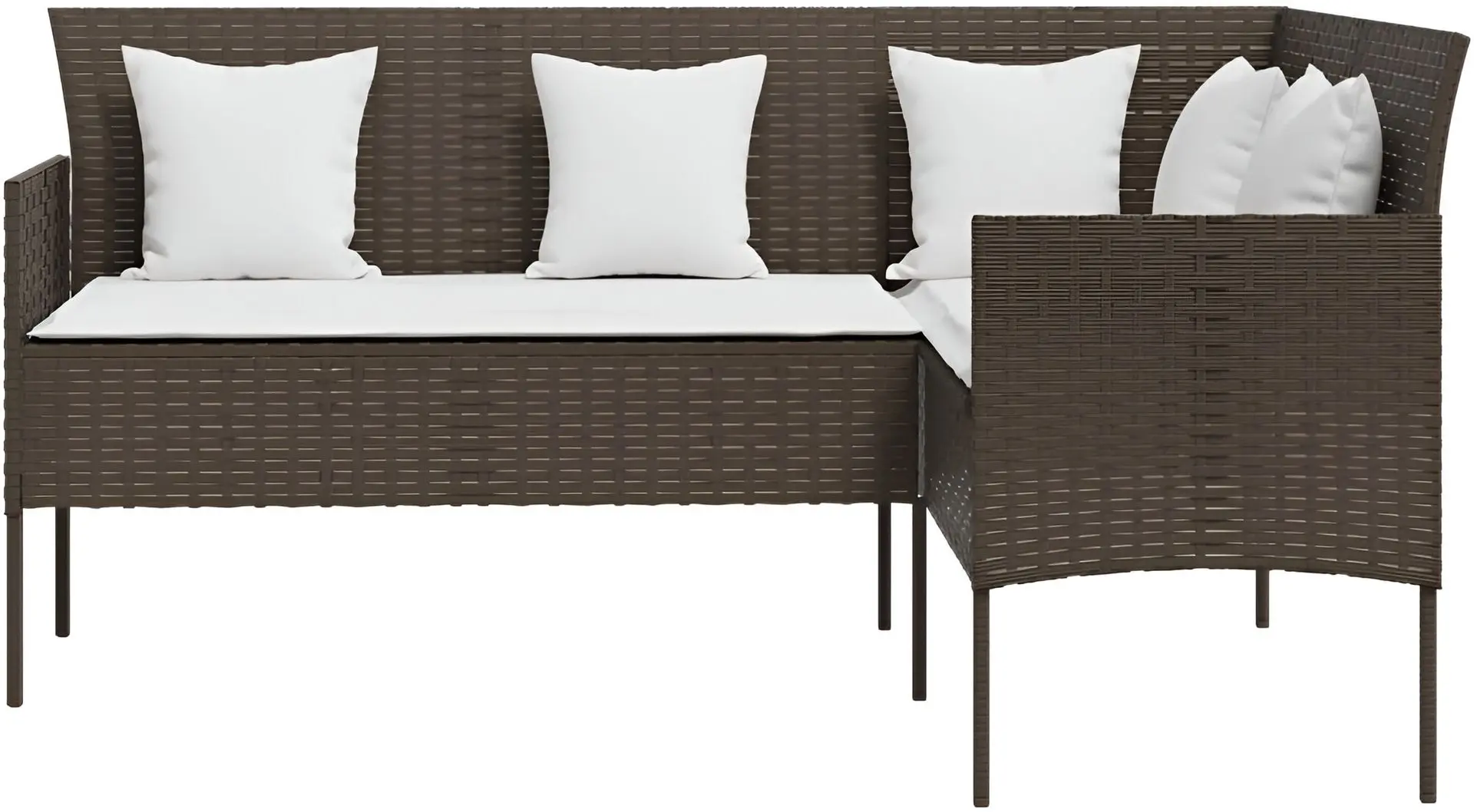 Set mobilier de grădină VidaXL 318577 (Brown/White)