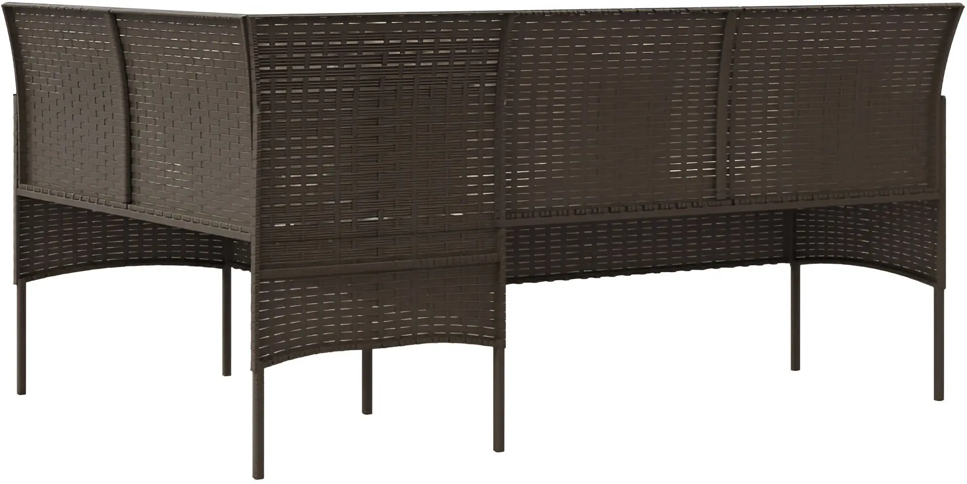 Set mobilier de grădină VidaXL 318577 (Brown/White)