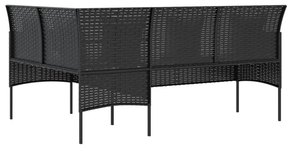 Set mobilier de gradina VidaXL 318578 (Black/White)