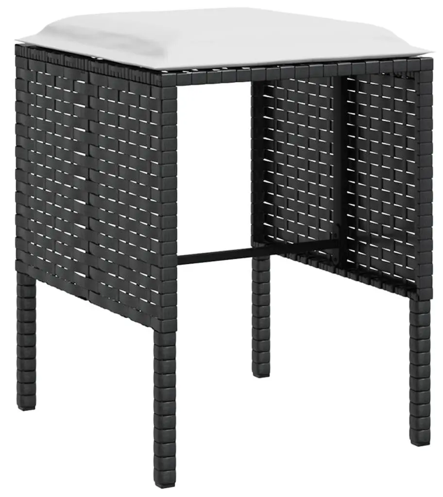 Set mobilier de gradina VidaXL 318578 (Black/White)