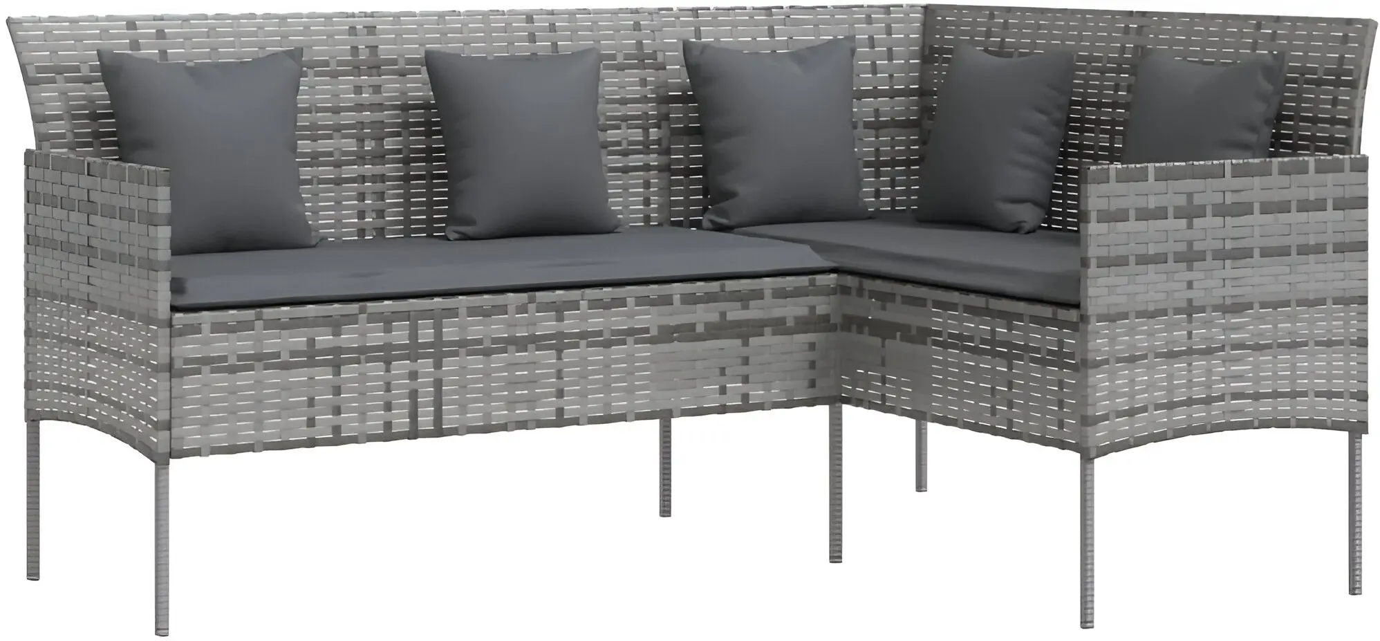 Set mobilier de grădină VidaXL 318579 (Grey) - 3