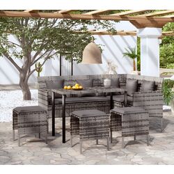Set mobilier de grădină VidaXL 318579 (Grey)