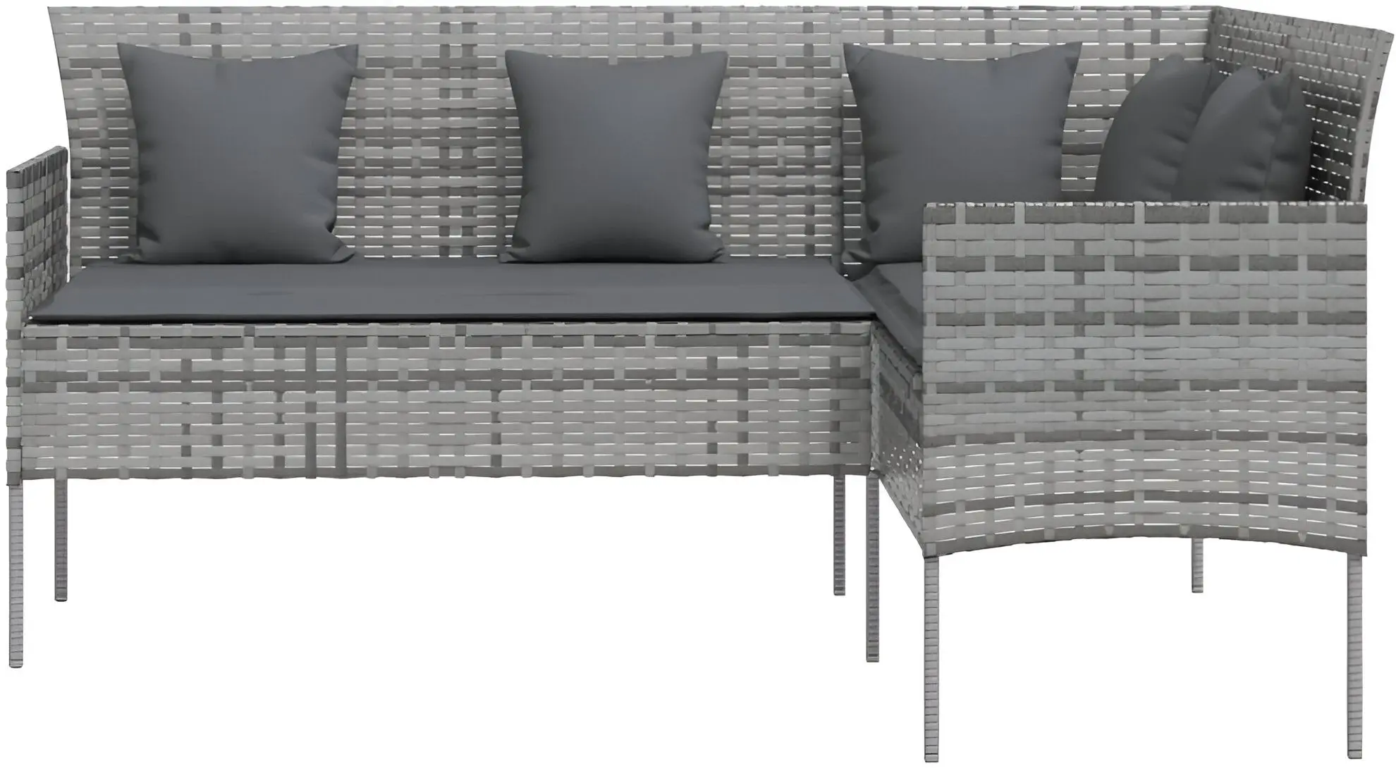Set mobilier de grădină VidaXL 318579 (Grey) - 4