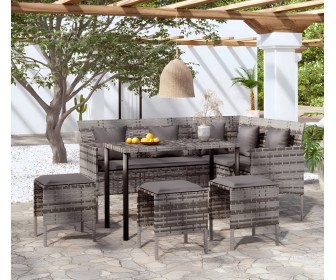 Set mobilier de grădină VidaXL 318579 (Grey)