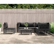 Set mobilier de gradina VidaXL 3186887 (Anthracite/Dark Grey)